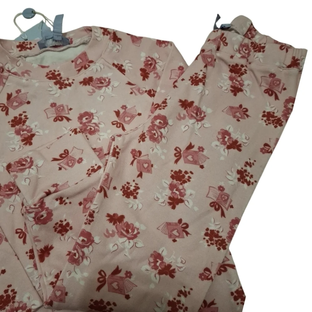 Hill House Floral Pajama Set Size 2 NWT